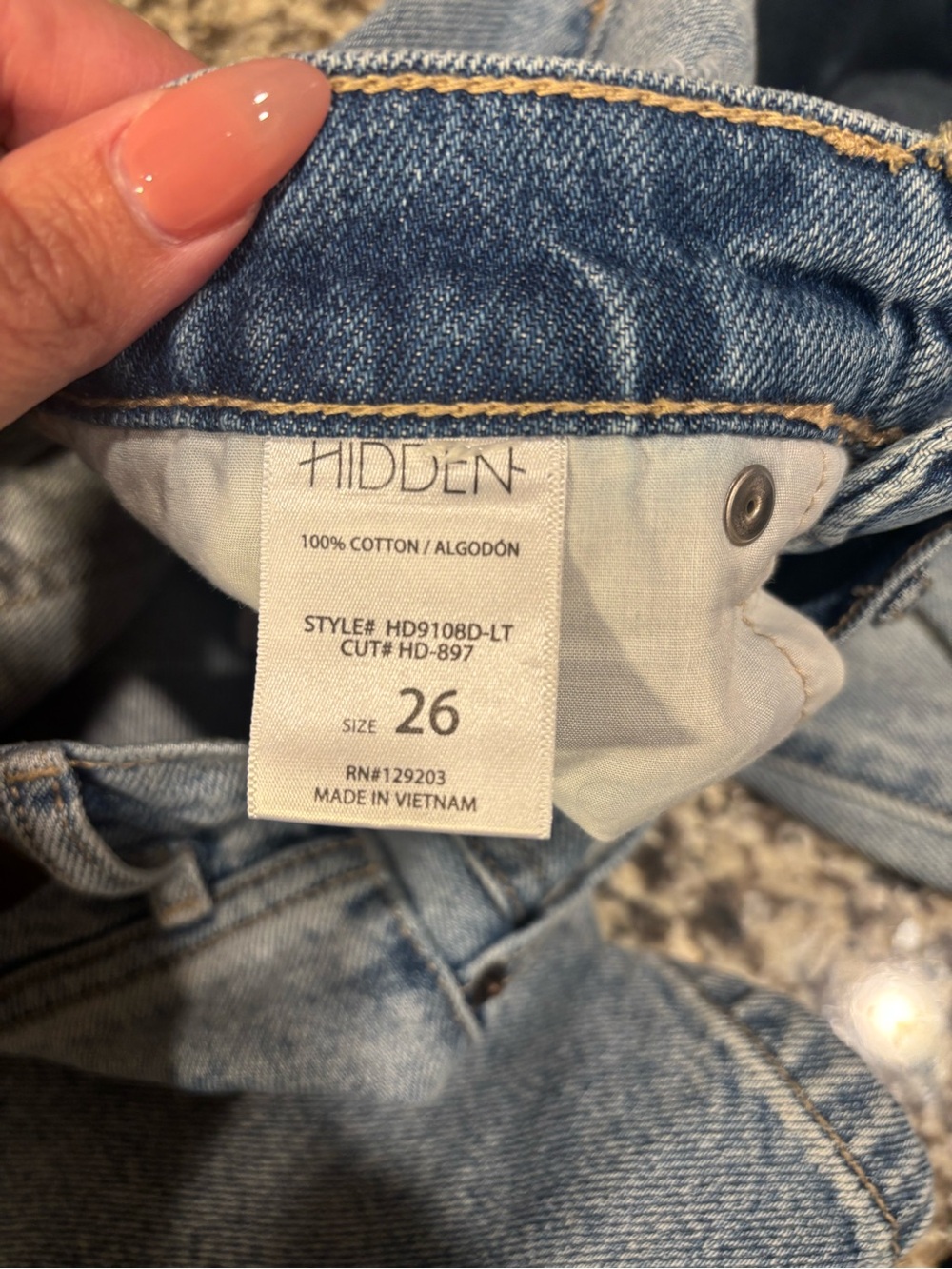 Hidden Logan Distressed Dad Jeans - Picture 5 of 7